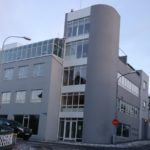 A modern building in reykjavik