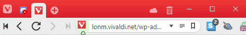 Showing changes to favicon as it is styled