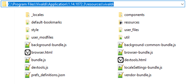 Vivaldi resources files on the filesystem