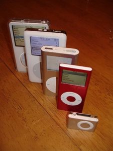 The iPod line of music players