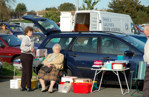 Car boot sale for Old Books